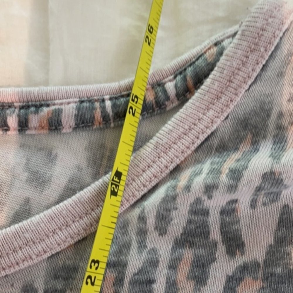 Free People Pink Cheetah Tourist Tee - Picture 12 of 13
